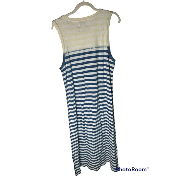Current/Elliott The Perfect Muscle Tee striped Maxi Dress Size 3 (Large) NEW - Picture 4 of 6